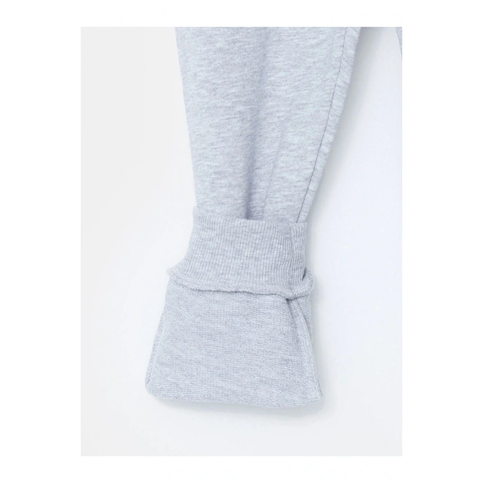 Lcw Kids Turkuaz Bisiklet Uzun Kollu Baskılı Erkek Bebek Sweatshirt Ve Eşofman Alt 2li Takım