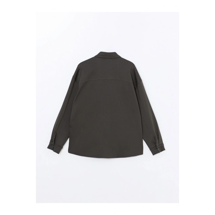 Rahat Kalıp Uzun Kollu Erkek Gömlek Ceket