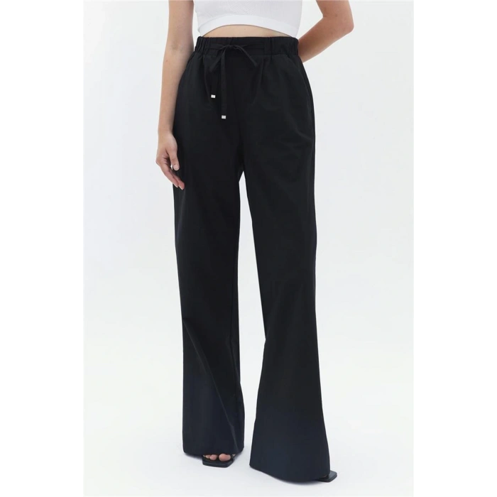 Geniş Paça Pantolon Siyah