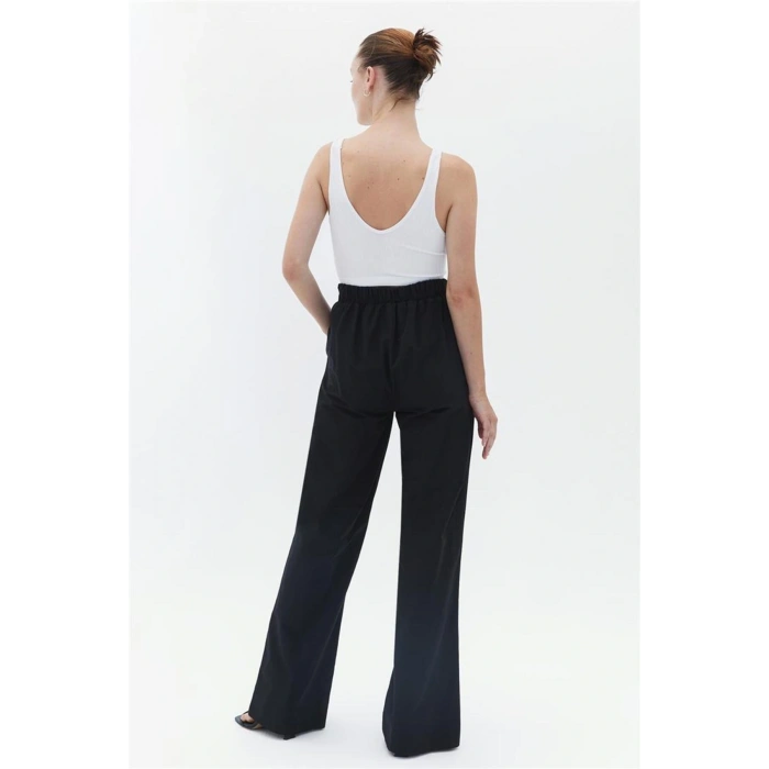 Geniş Paça Pantolon Siyah