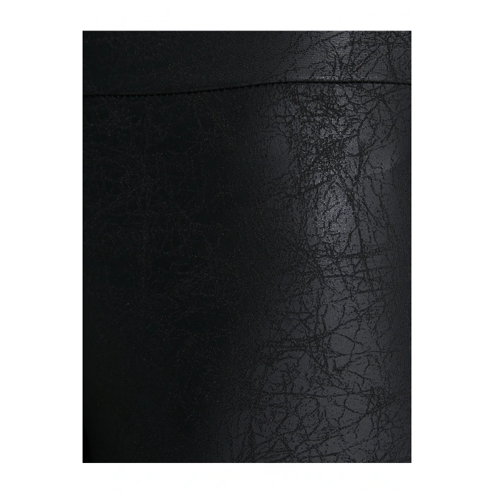 Suni Deri Spor Tayt Normal Bel