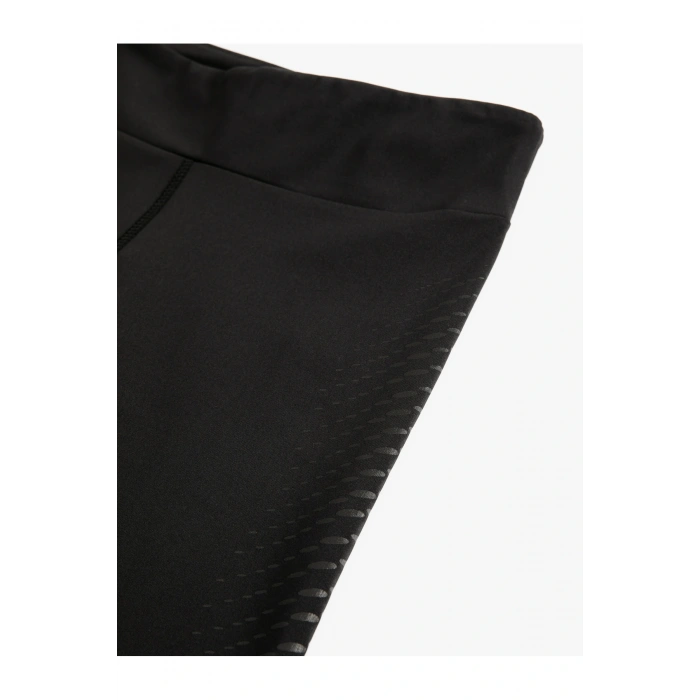 Spor Tayt Yüksek Bel Slim Fit Baskı Detaylı