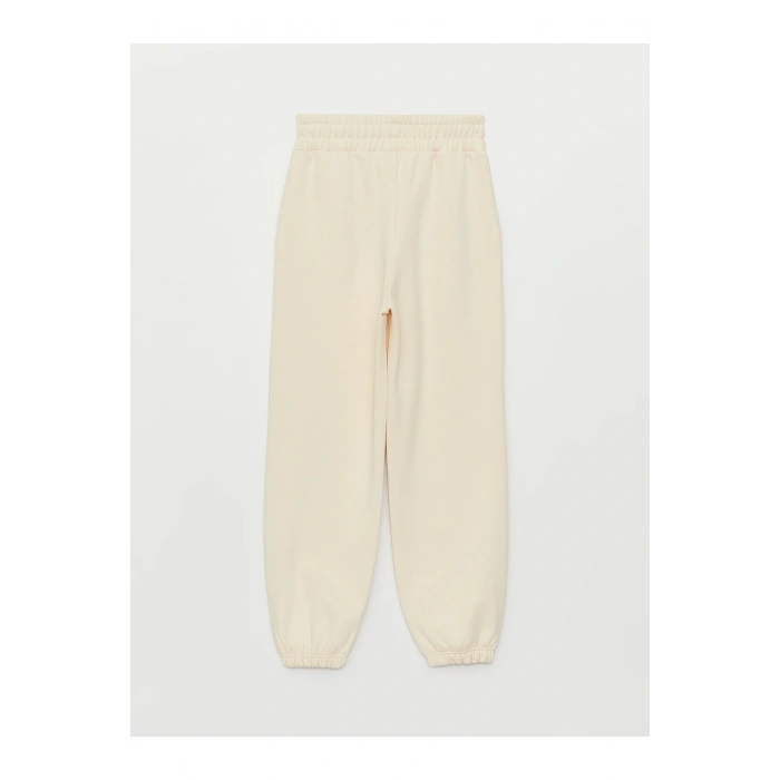 Beli Lastikli Nakışlı Kadın Jogger Eşofman Altı