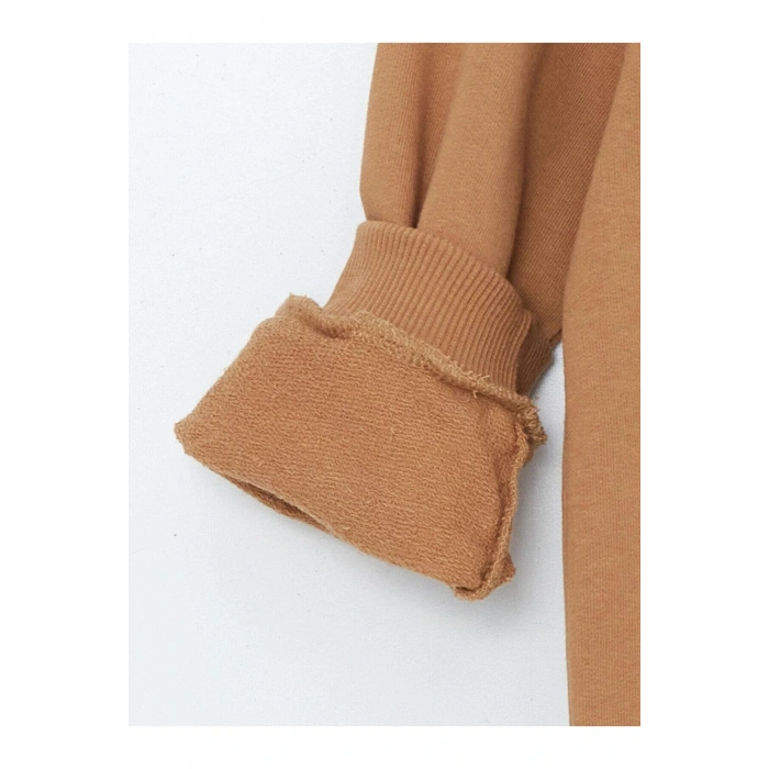 LCW Kids Bisiklet Yaka Uzun Kollu Baskılı Erkek Bebek Sweatshirt ve Eşofman Alt 2li Takım