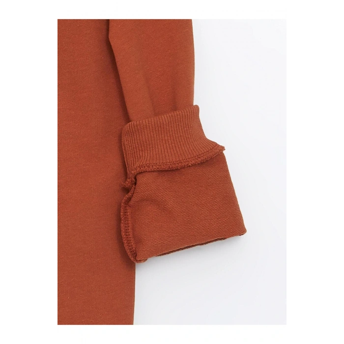 LCW Kids Bisiklet Yaka Erkek Bebek Sweatshirt ve Eşofman Alt 2li