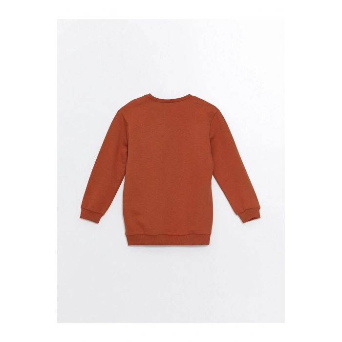 LCW Kids Bisiklet Yaka Erkek Bebek Sweatshirt ve Eşofman Alt 2li