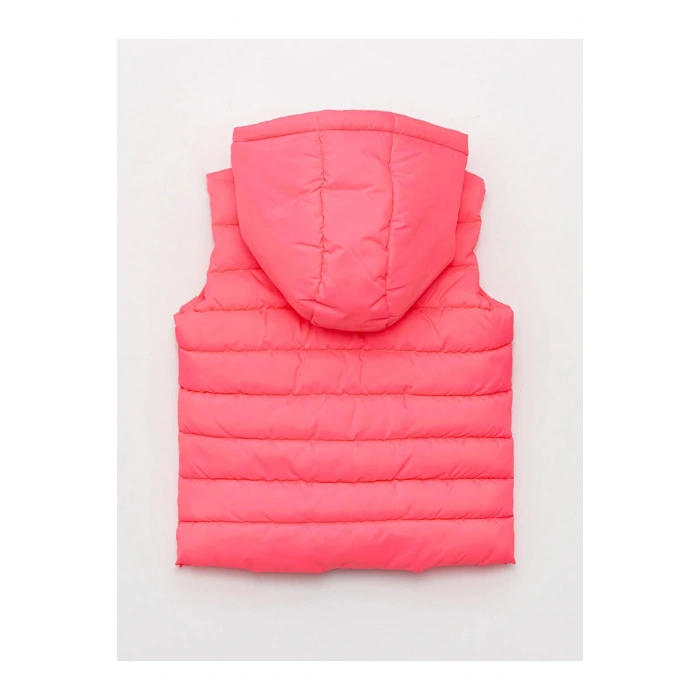 LCW Kids Kapüşonlu Kız Çocuk Şişme Yelek
