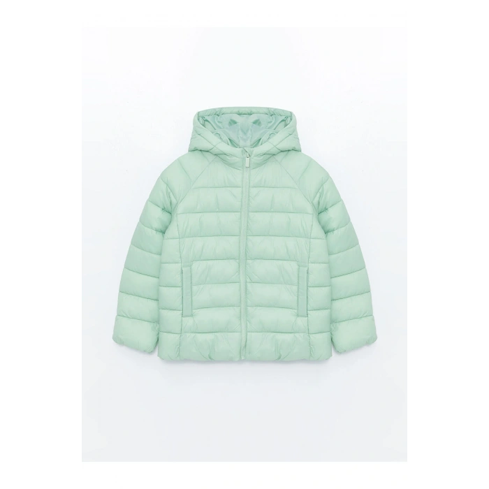 Lcwk Kapüşonlu Kız Çocuk Şişme Mont