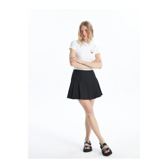 XSIDE Y Dar Fit Kadın Pileli Etek