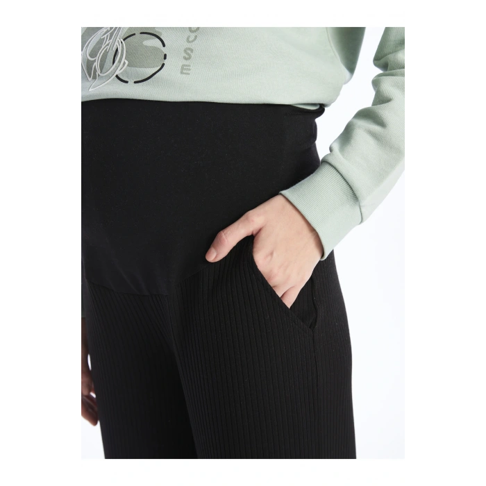 Beli Lastikli Karın Panelli Hamile Pantolon