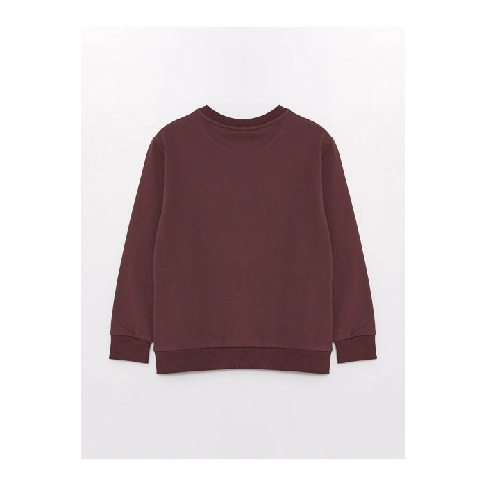 Lcwk Bisiklet Yaka Baskılı Uzun Kollu Erkek Çocuk Sweatshirt