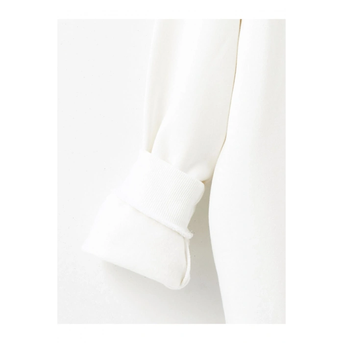 Bisiklet Yaka Uzun Kollu Baskılı Erkek Sweatshirt