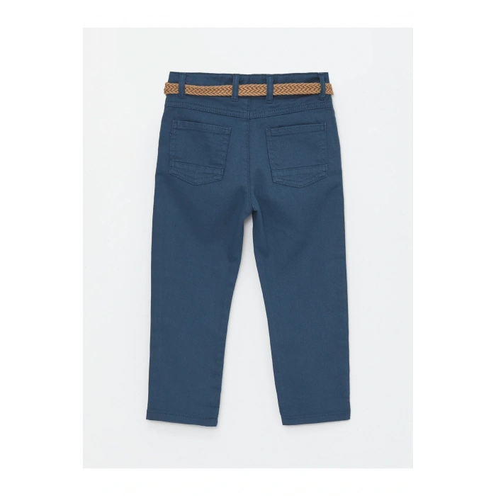 Basic Erkek Bebek Kemerli Pantolon