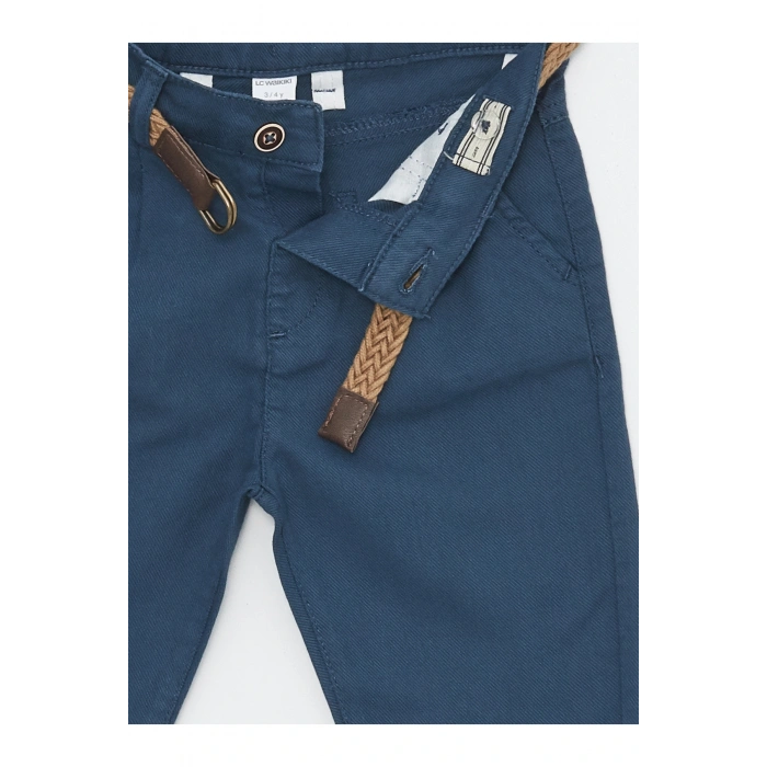 Basic Erkek Bebek Kemerli Pantolon