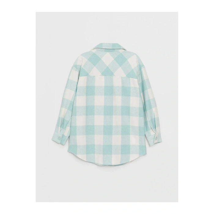 Maternity Ekose Uzun Kollu Hamile Oduncu Gömlek Ceket