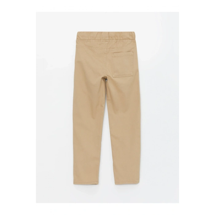 Beli Lastikli Slim Fit Erkek Çocuk Pantolon