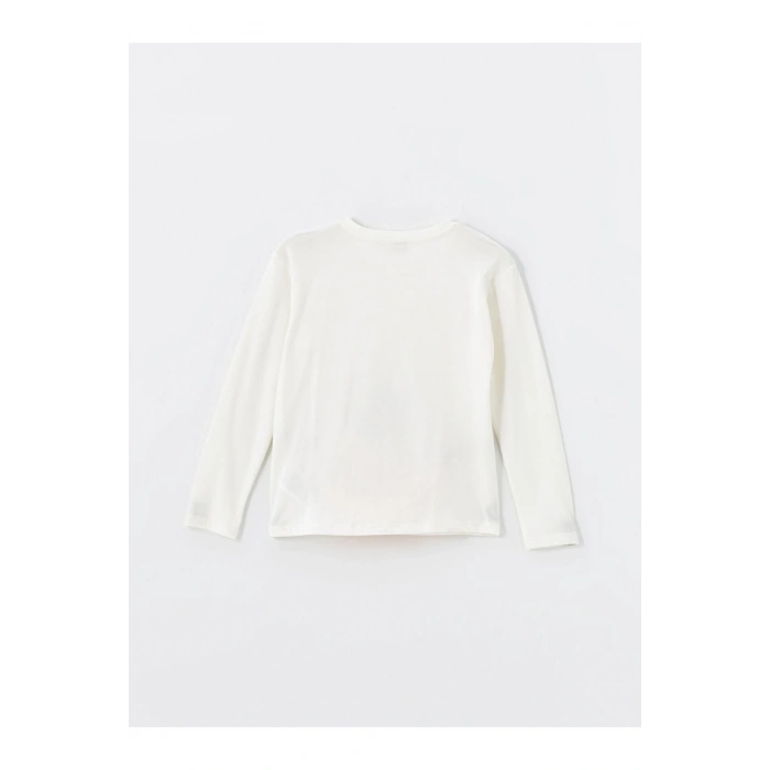 Bisiklet Yaka Kız Çocuk Tişört