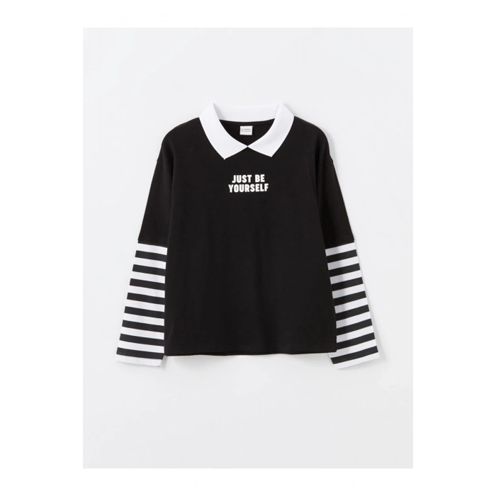 Polo Yaka Kiz Cocuk Tisort - W4EA36Z4