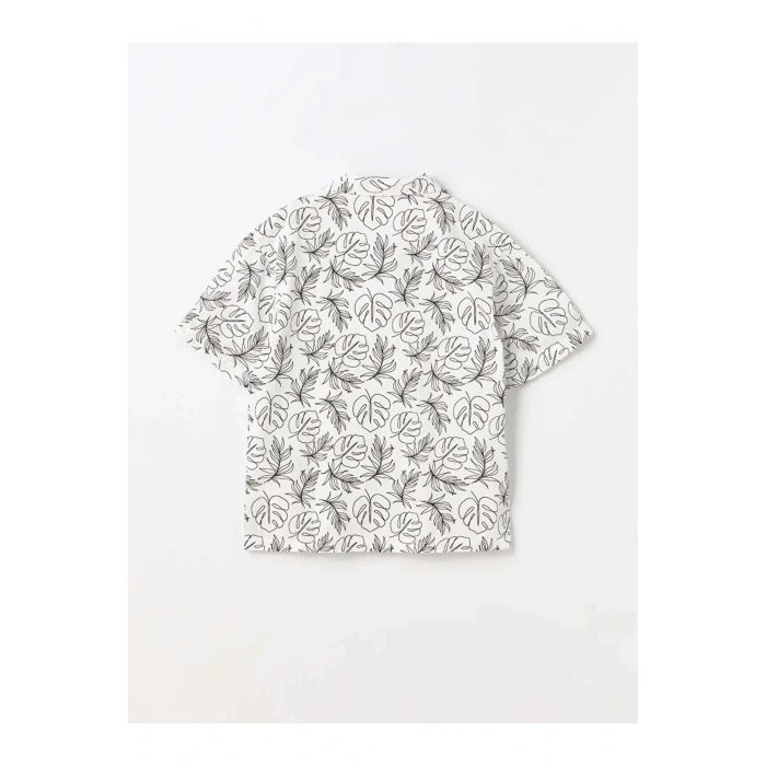 LCW Kids SİYAH-BEYAZRahat Kalıp Erkek Çocuk Gömlek