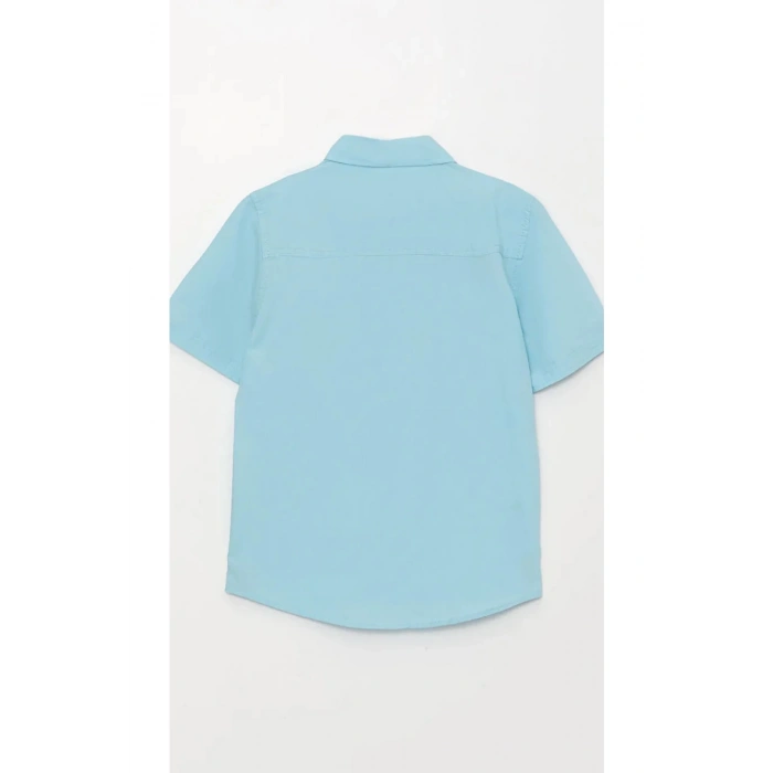Basic Kısa Kollu Poplin Erkek Çocuk Gömlek