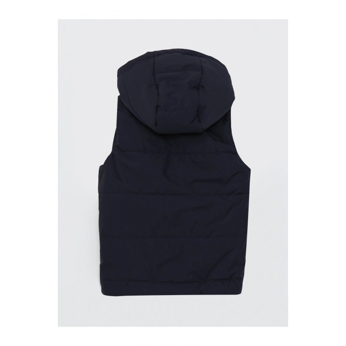 Kapüşonlu Basic Erkek Çocuk Fermuarlı Yelek