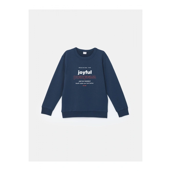 LCW Bisiklet Yaka Erkek Çocuk Sweatshirt 2li