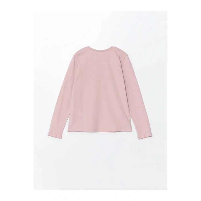 LCW Kids Açık Yeşil Bisiklet Yaka Kız Çocuk Tişört 2li