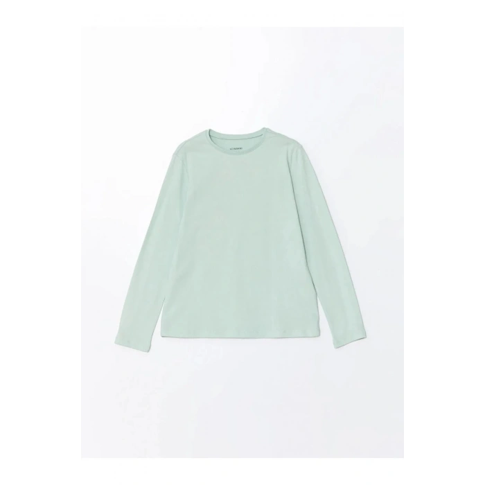 LCW Kids Açık Yeşil Bisiklet Yaka Kız Çocuk Tişört 2li