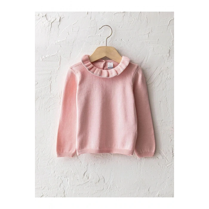 Kız Bebek Açık Pembe Rhm Kazak