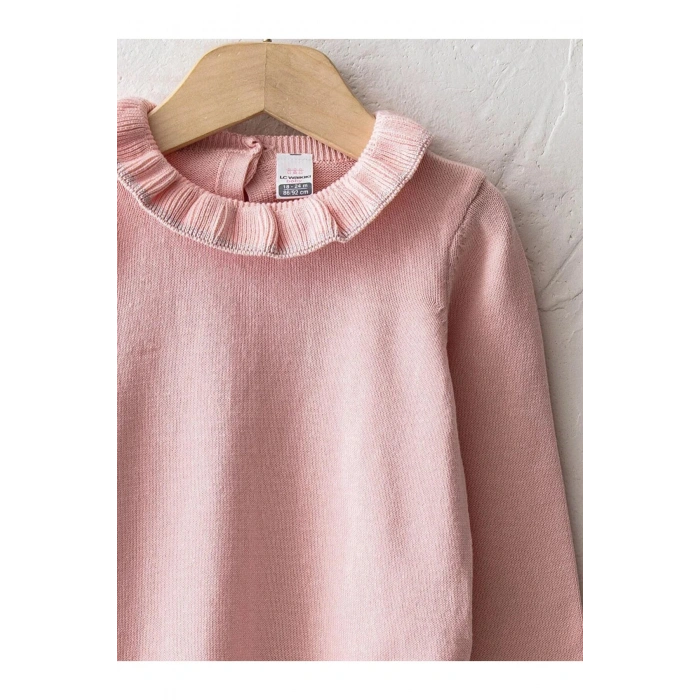 Kız Bebek Açık Pembe Rhm Kazak