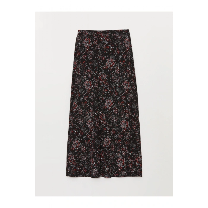 Grace Beli Lastikli Çiçekli Kadın Etek