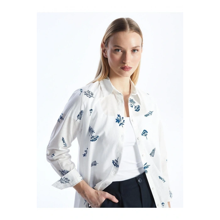 LCWAIKIKI Classic Desenli Kadın Gömlek Tunik