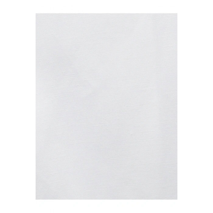 Arkası Düğmeli Asimetrik Kesim Kırık Beyaz Kadın Bluz 5SAK60258UW