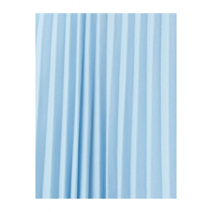 Astarlı Standart Bel Midi Boy Pileli Etek