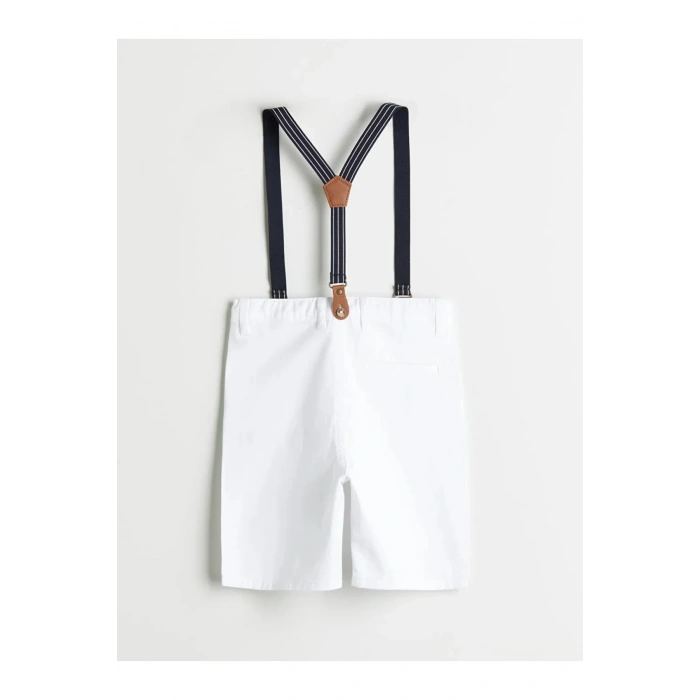 Basic Askılı Erkek Çocuk Şort