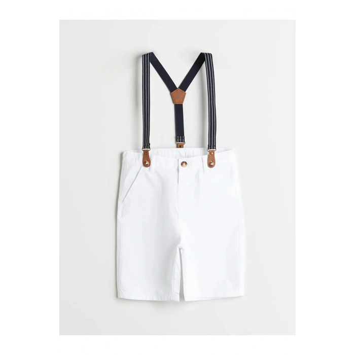 Basic Askılı Erkek Çocuk Şort
