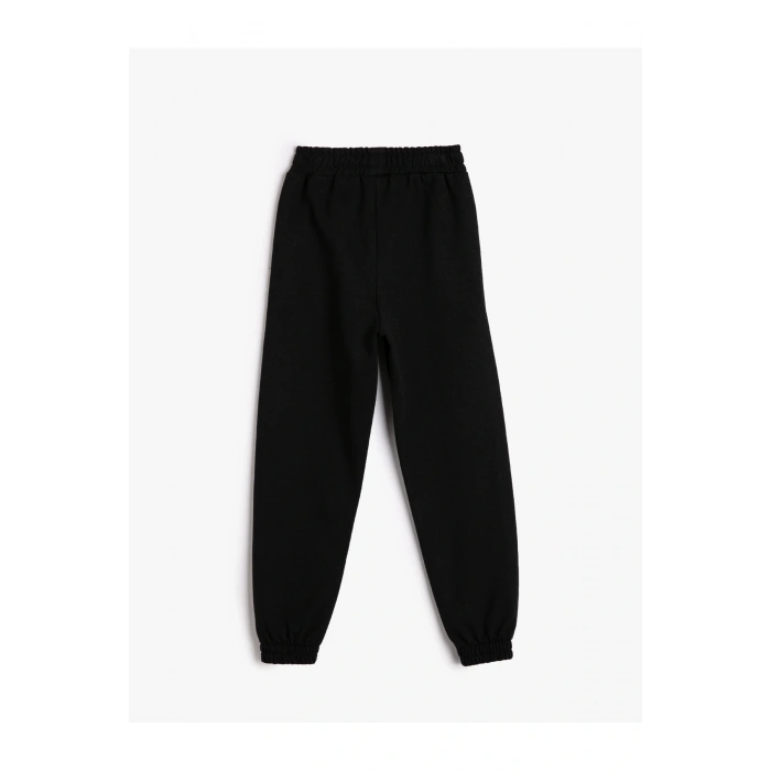 Basic Jogger Eşofman Altı Cepli Beli Lastikli Şardonlu