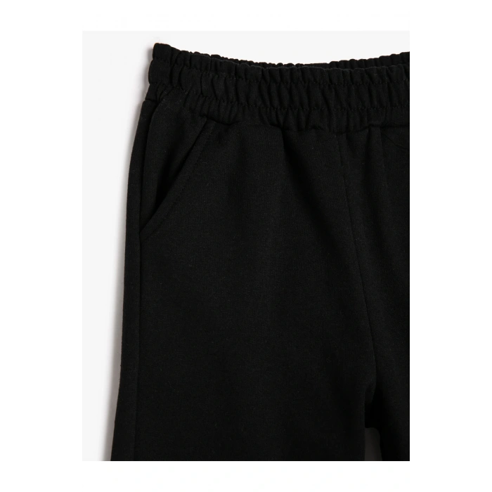 Basic Jogger Eşofman Altı Cepli Beli Lastikli Şardonlu