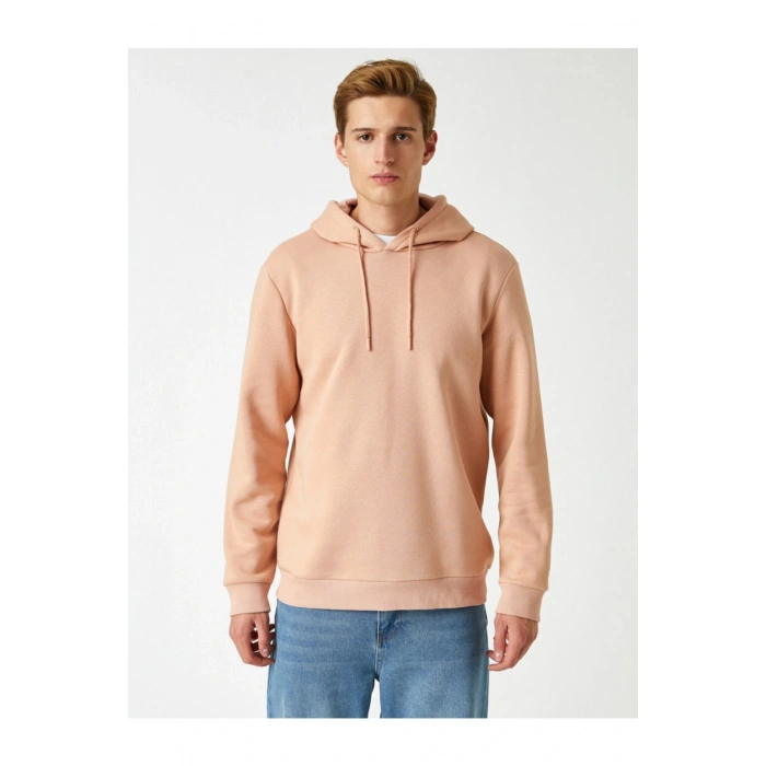 Basic Kapşonlu Sweatshirt