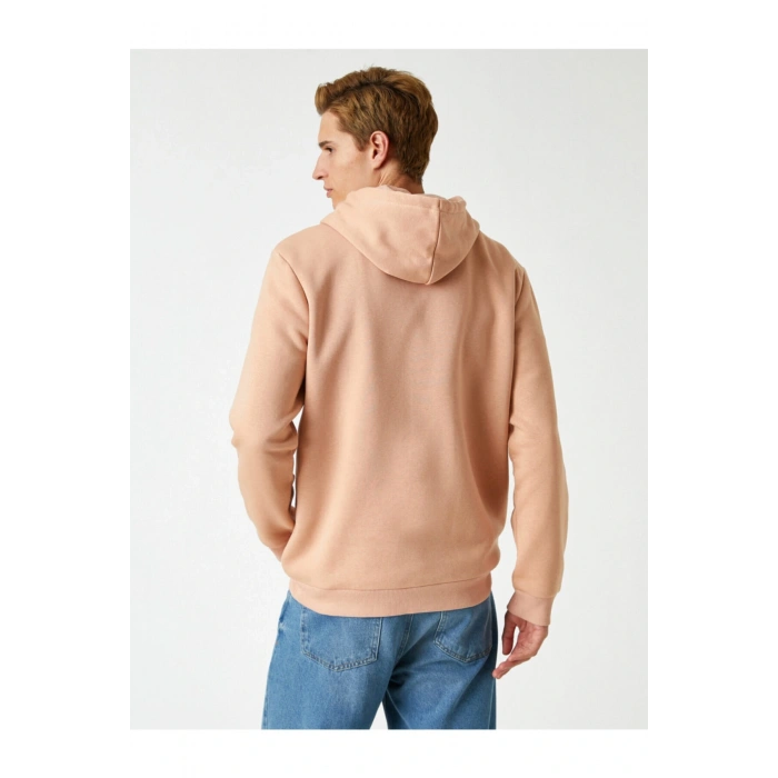 Basic Kapşonlu Sweatshirt