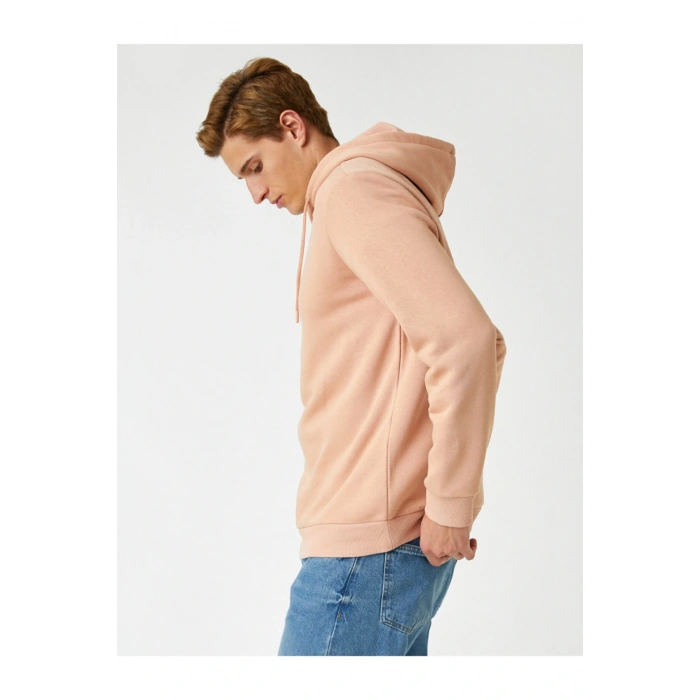 Basic Kapşonlu Sweatshirt