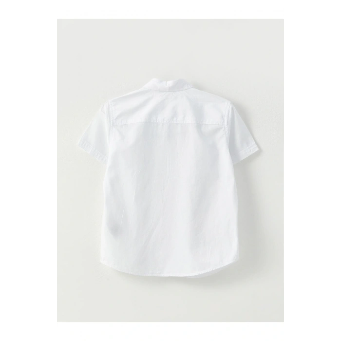 Basic Kısa Kollu Poplin Erkek Çocuk Gömlek