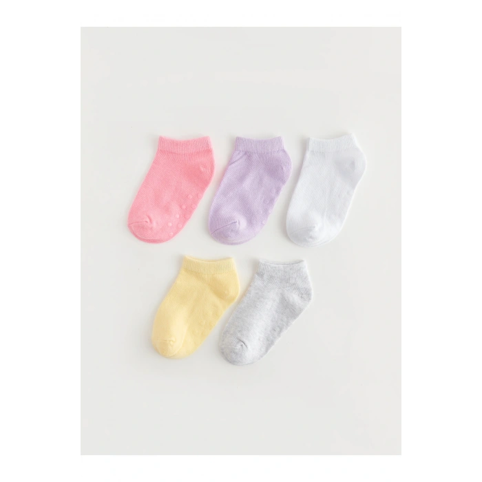 Basic Kız Bebek Patik Çorap 5li