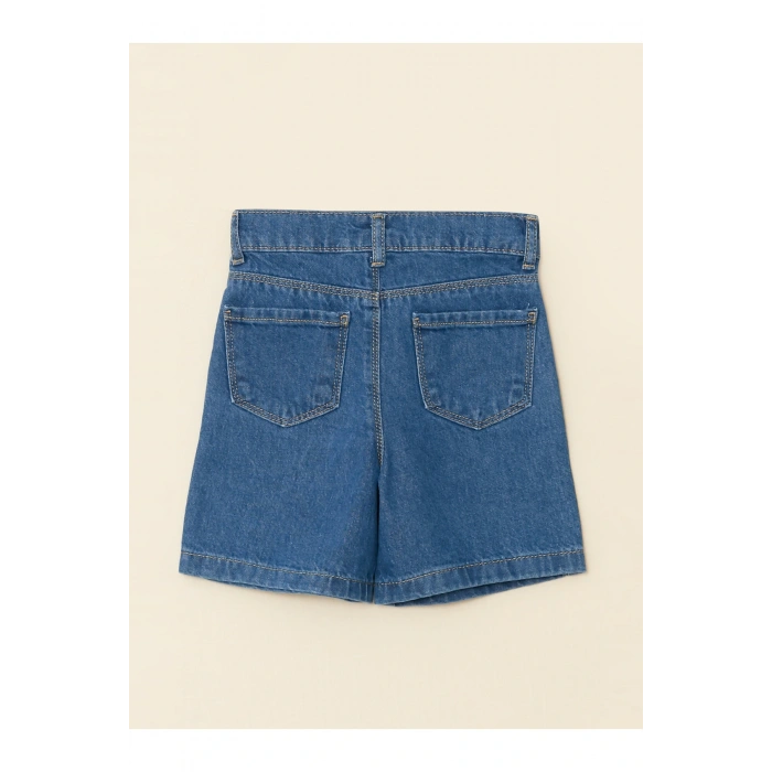 Basic Kız Çocuk Jean Şort