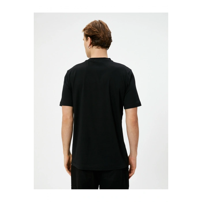 Basic Tişört Bisiklet Yaka Kısa Kollu