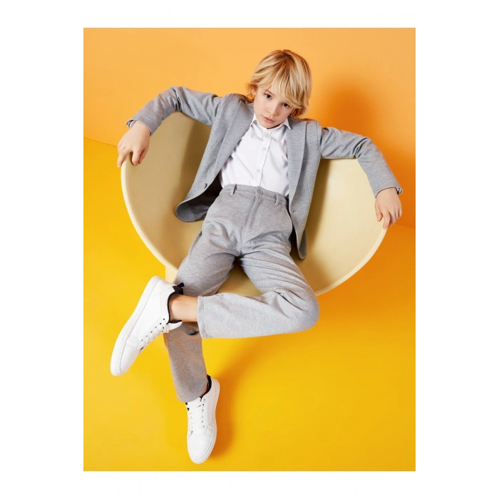 Basic Uzun Kollu Erkek Çocuk Gömlek