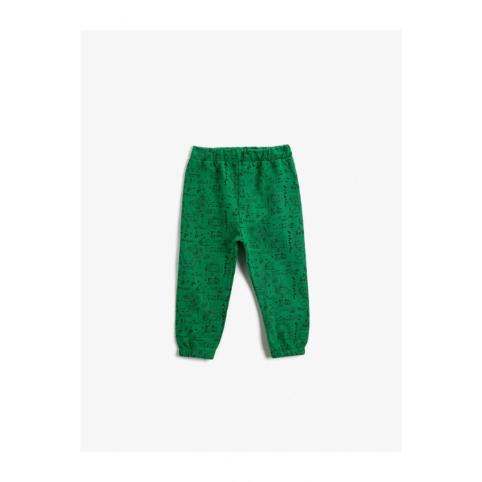 Baskılı Eşofman Altı Pamuklu