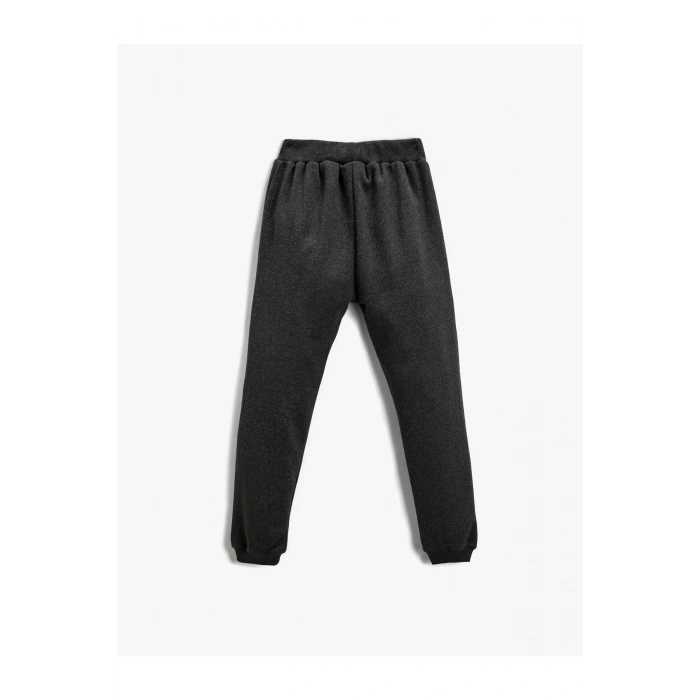 Baskılı Jogger Eşofman Altı Belden Bağlamalı