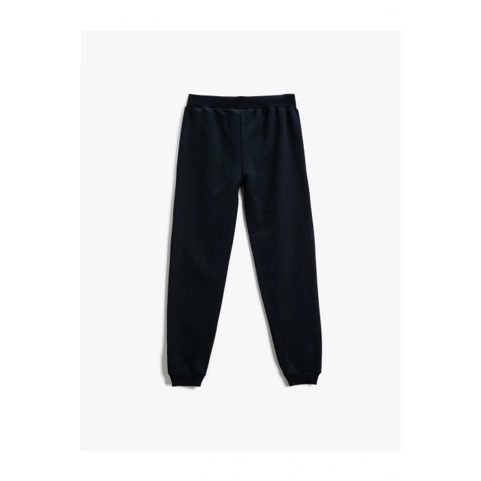 Baskılı Jogger Eşofman Altı Belden Bağlamalı