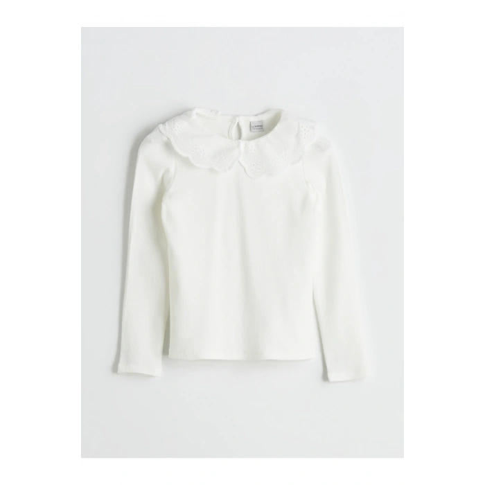 Bebe Yaka Kız Çocuk Tişört